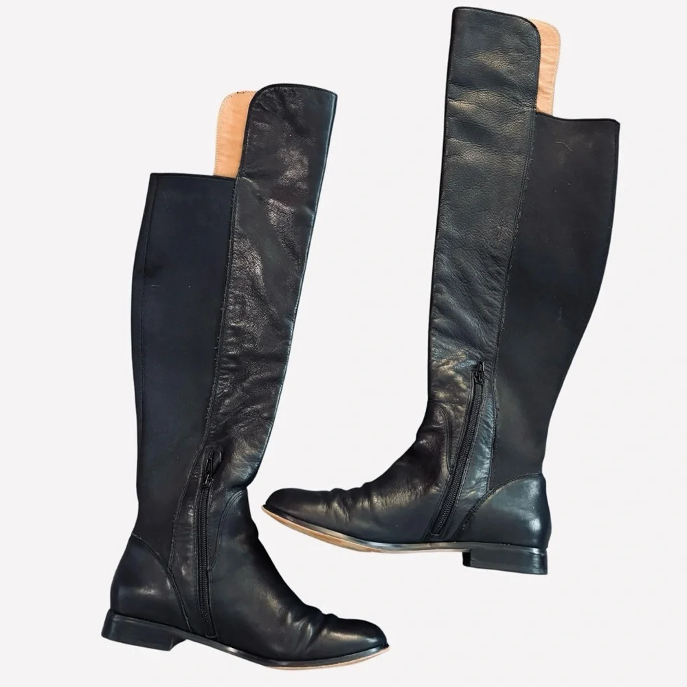 Corso Como Larissa Tall Over The knee Leather Riding Boots